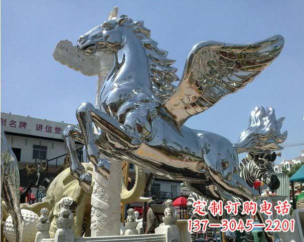 山西中领雕塑定制的飞马雕塑