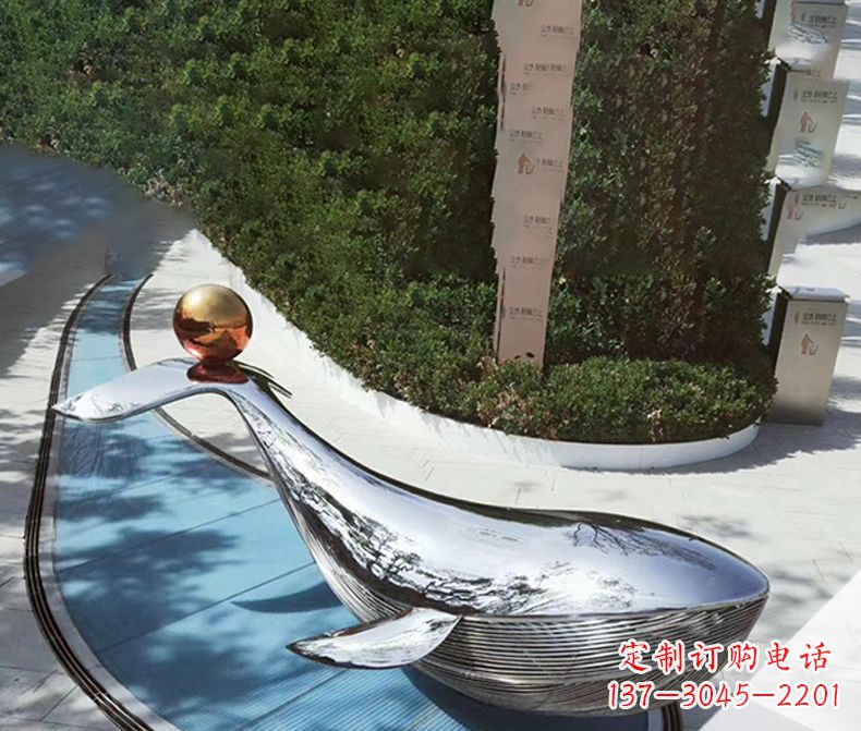 山西镜面不锈钢海豚,一种质感的诠释