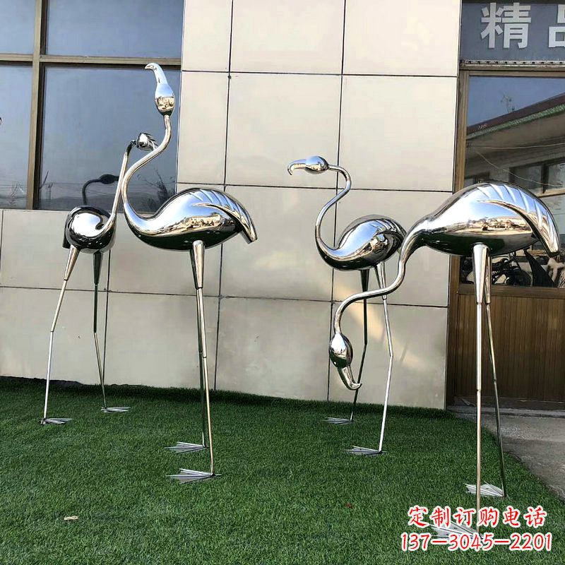 山西火烈鸟雕塑,缔造完美艺术品
