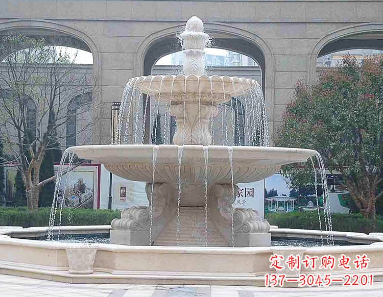 山西专业定制喷泉雕塑,融合唯美艺术气息