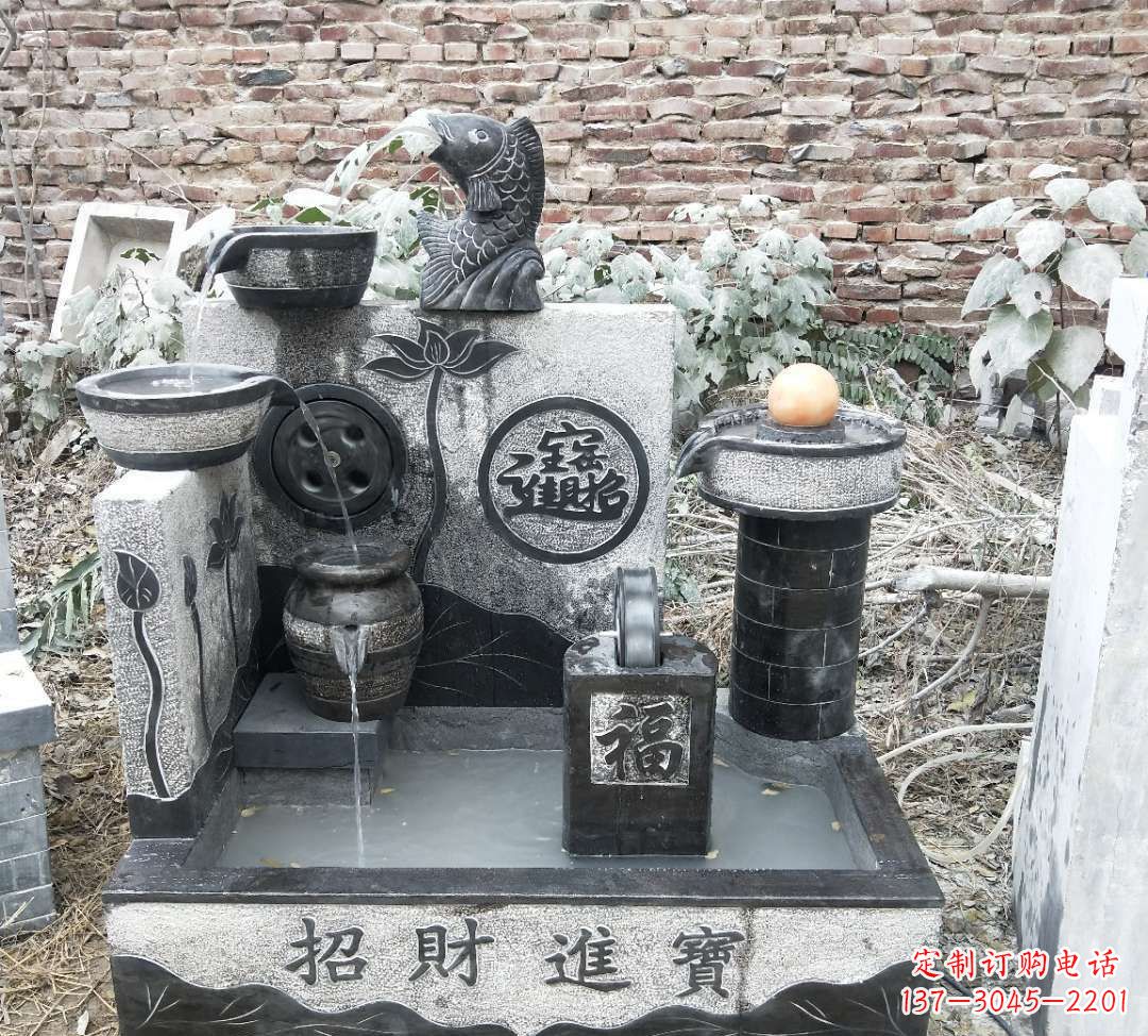 山西领雕水池雕塑：定制你的招财水池