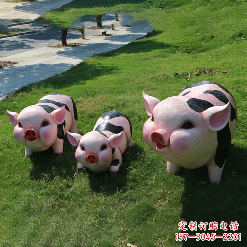 山西全新卡通猪雕塑,为您的家居装饰带来活力