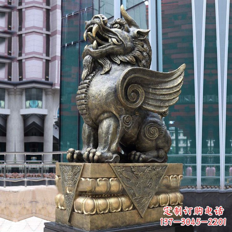 山西享受艺术的迷人之美:貔貅铜雕