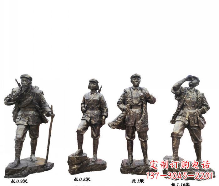 山西专注制作抗战红军青铜雕塑