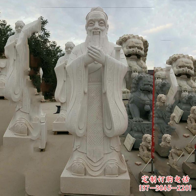 山西弘扬传统文化,尊崇孔子雕塑