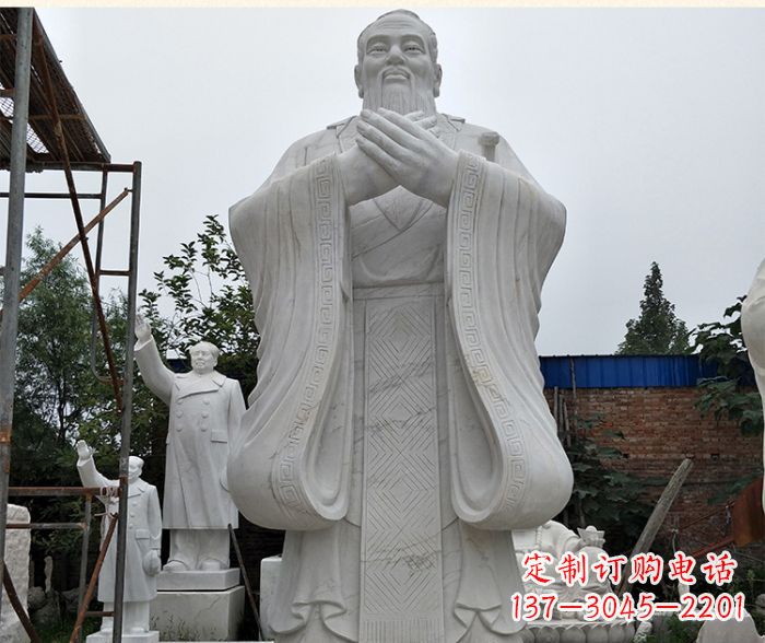 山西孔子古代名人石雕 (5)