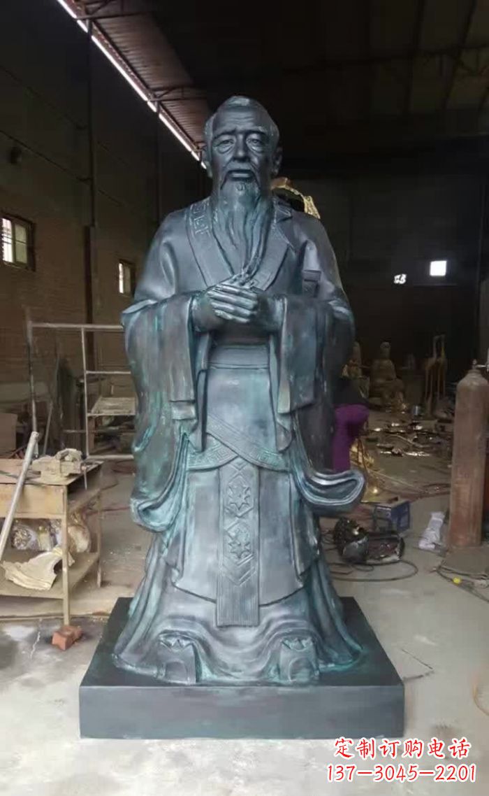 山西中领雕塑的孔子青铜雕塑