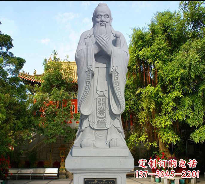 山西来自孔子思想的雕塑