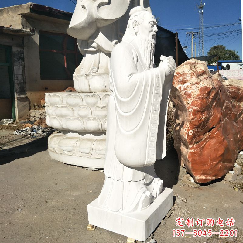 山西用艺术雕刻一流品质体验传承历史的孔子石雕
