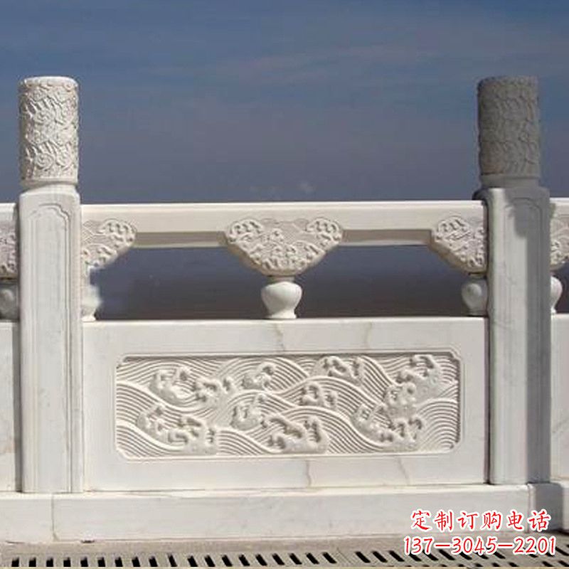 山西浪花仿古石栏板雕刻