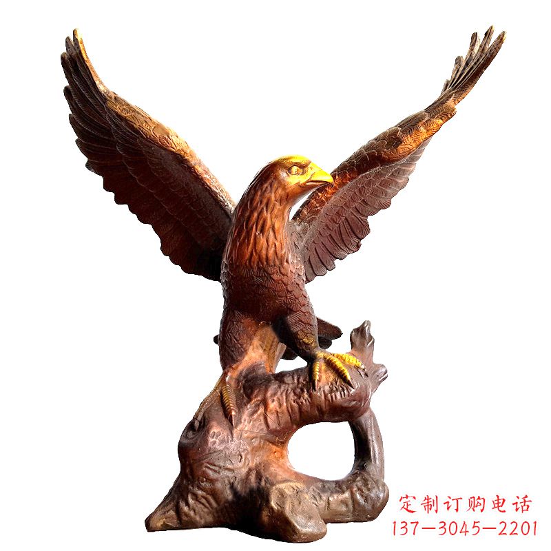 山西中领雕塑推出的老鹰展翅铜雕绝对是一件可以…