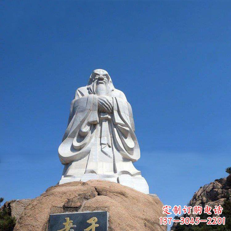 山西经典的老子雕像,手工制作的沉思之作