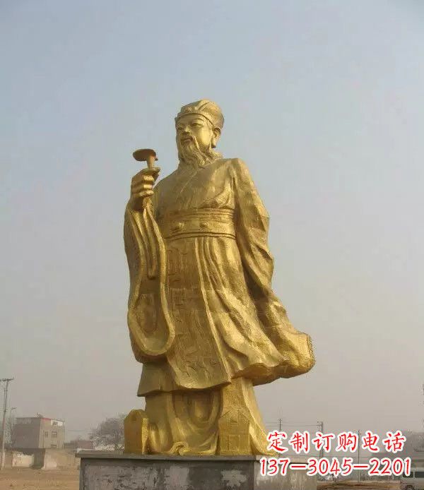 山西精美绝伦的李时珍铜雕