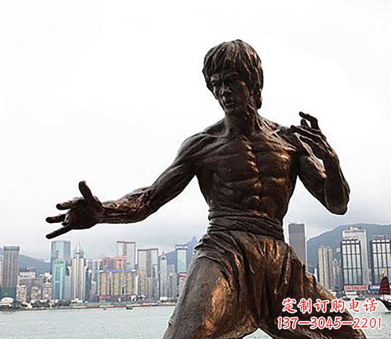 山西李小龙铜雕,为您展现明星的精彩!
