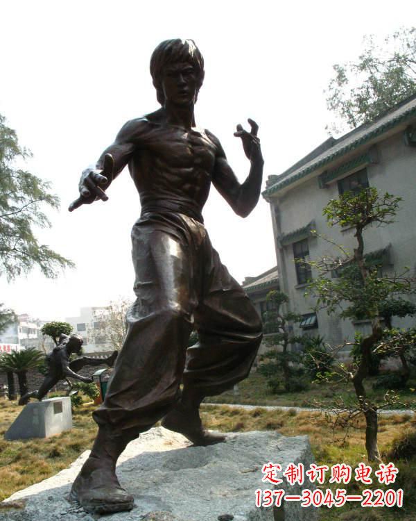山西专业定制李小龙铜雕