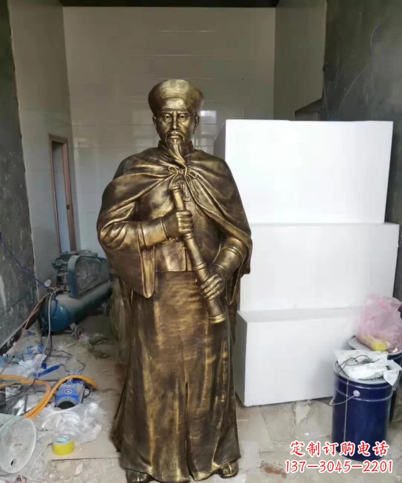 山西荣耀中国历史人物——林则徐铜雕
