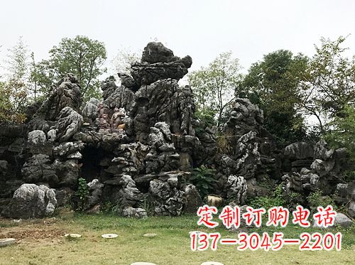 山西灵璧石假山