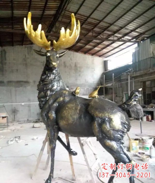山西精美羚羊铜雕,打造您独一无二的家居装饰