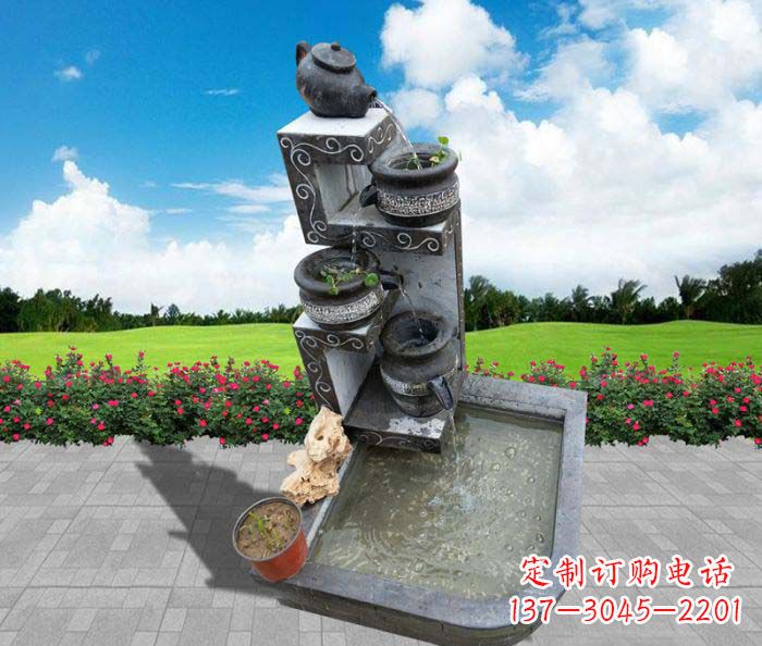 山西极具特色的水槽雕塑