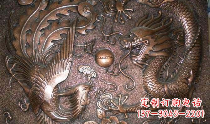 山西传统风情铜雕龙让灵魂升华