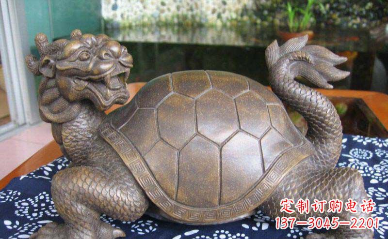 山西龙龟古代神兽铜雕