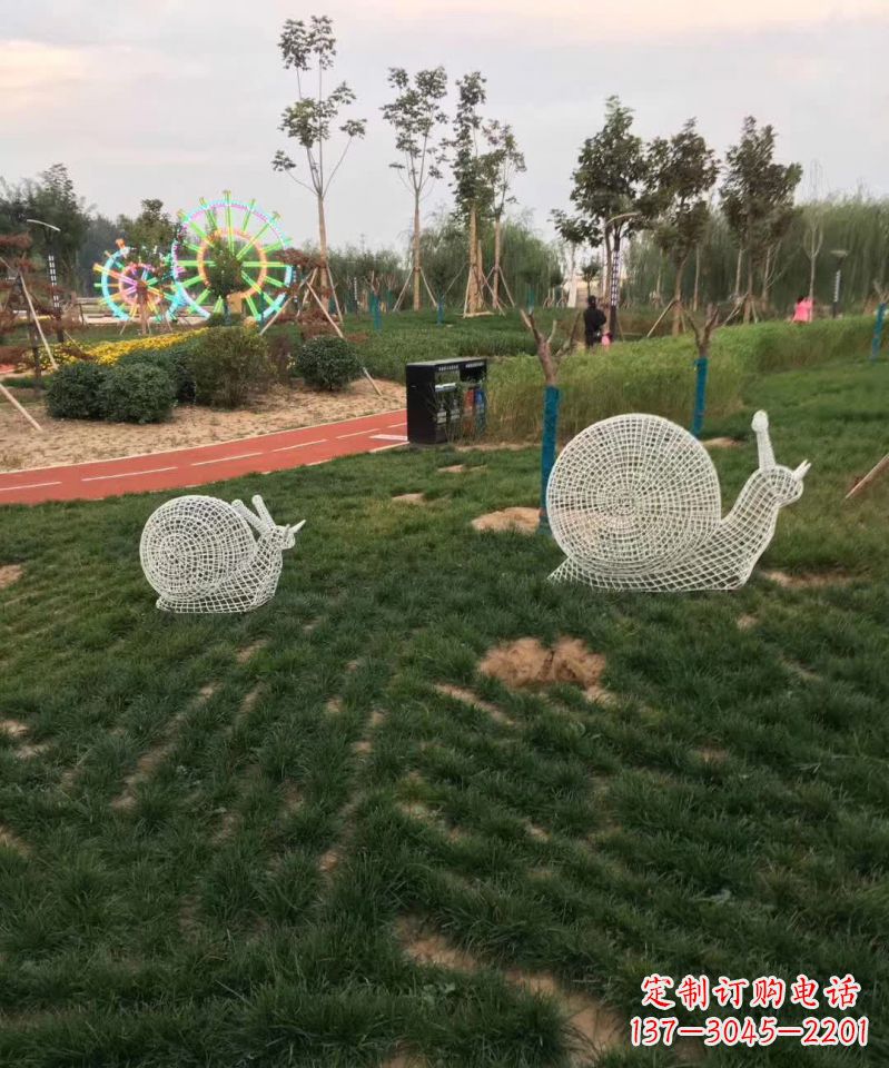 山西镂空不锈钢蜗牛雕塑