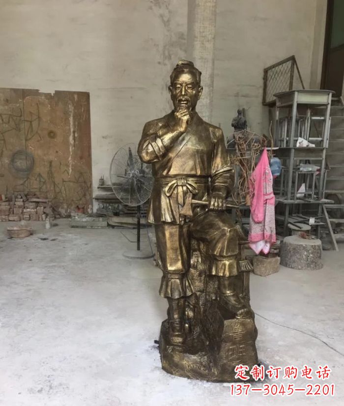 山西鲁班传世经典——铜雕塑