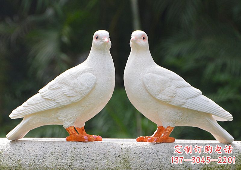 山西华丽和平鸽雕塑,缔造美好新世界