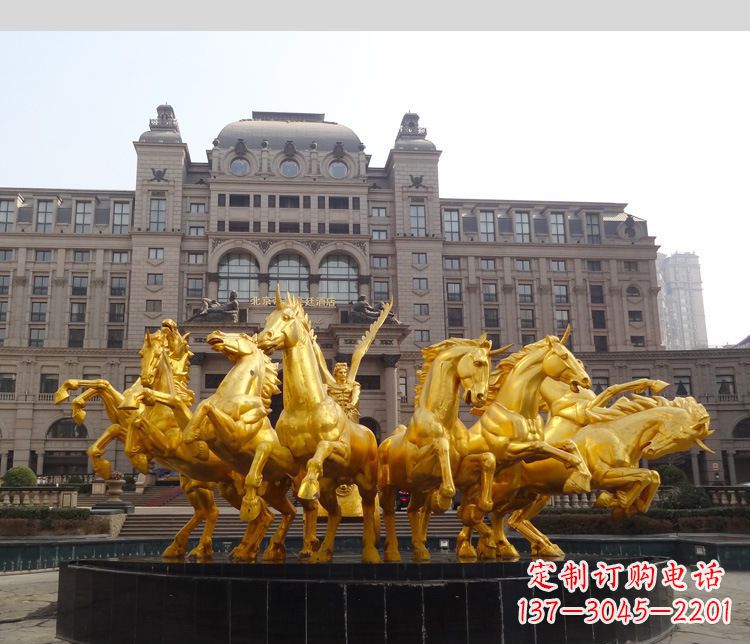 山西马动物铜雕,令您流连忘返