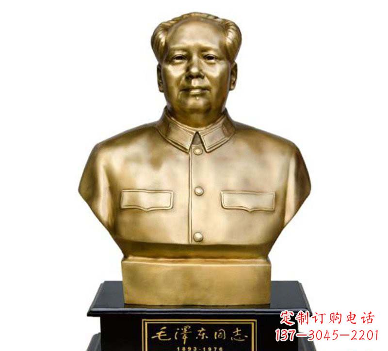 山西毛泽东头像铜雕,让您近距离感受伟人的气质