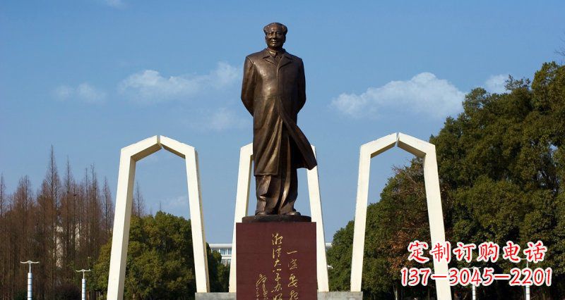 山西纪念性毛主席铜雕,您的精致礼物