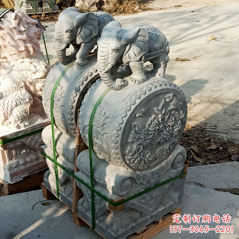 山西为您的大门增添重量感-中领雕塑石雕貔貅