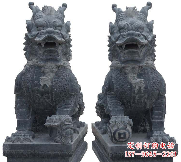 山西传统文化精灵--石雕麒麟