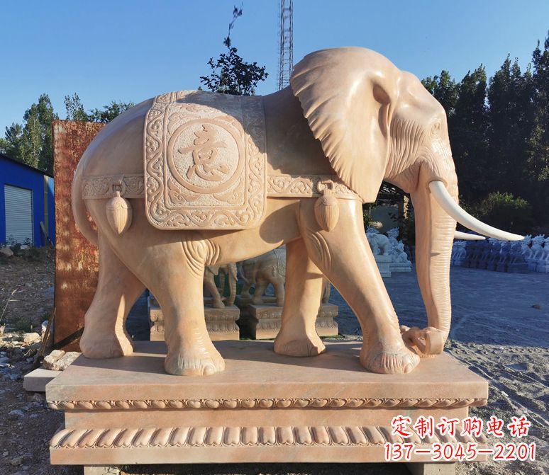 山西门口石雕大象