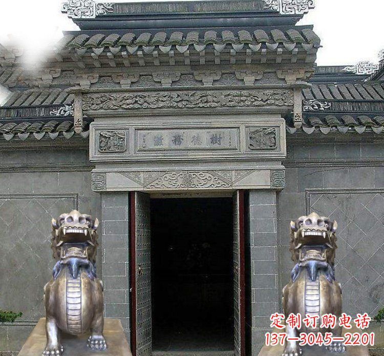 山西领雕塑定制的貔貅雕塑,展现祥和福禄