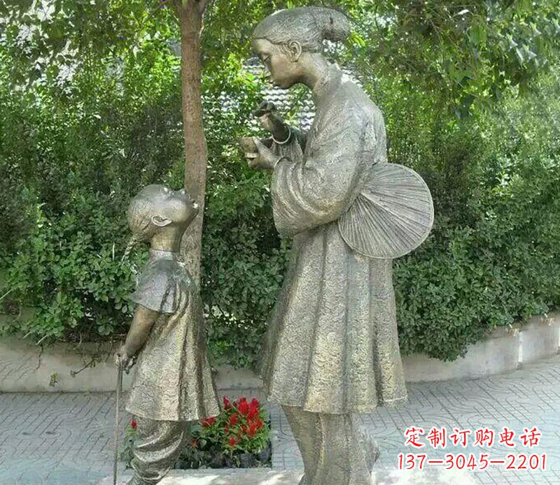 山西用浓浓母爱温暖心中的母亲雕塑