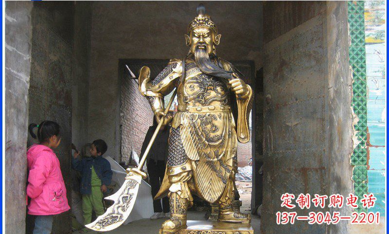 山西铸魂关公雕塑,让古老传说继续传承