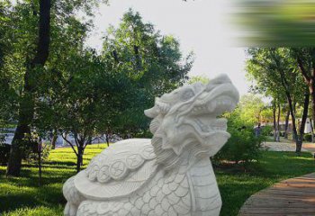 山西中领雕塑——汉白玉龙龟石雕