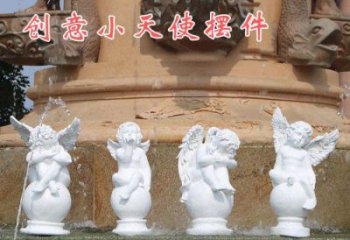 山西中领雕塑：汉白玉小天使雕塑