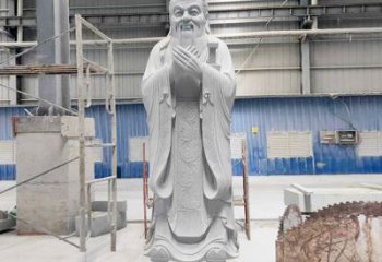 山西合浦一中孔子雕像，传承文明智慧
