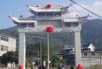 山西红旗渠分水苑牌坊浮雕雕塑：专业雕塑定制服务