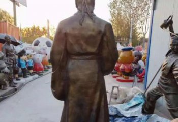 山西精美雕塑永流传——华佗名医铜雕（定制）