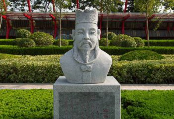 山西精美绝伦，欧阳询石雕头像