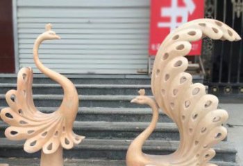 山西中领雕塑专业提供独特精致的孔雀石雕塑，以…