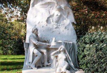 山西肖邦石刻雕塑，永恒的音乐经典
