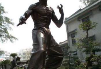 山西专业定制李小龙铜雕