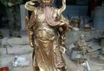 山西精致的关公铜雕，礼品艺术之美
