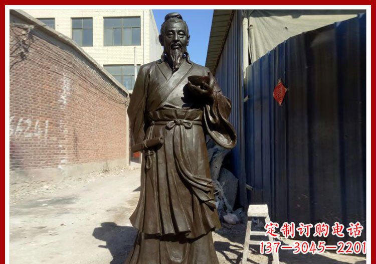 山西中领雕塑的精品杜康铜雕将传统文化与现代工…