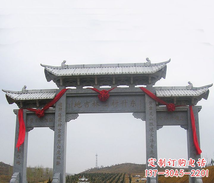 山西温馨定制,中领雕塑牌坊石雕