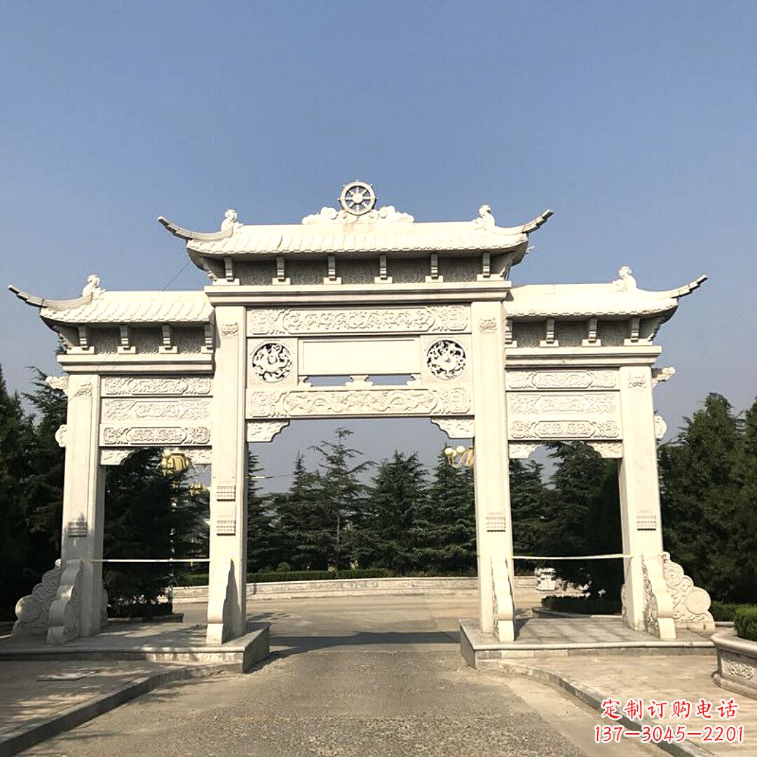 山西精致牌坊柱座石雕服务，古色古香装点璀璨文化